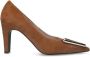 Manfield Dames Beige suède pumps - Thumbnail 1