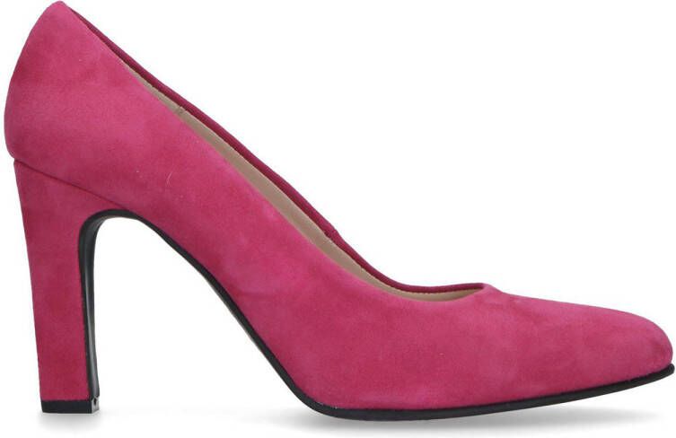 Manfield Dames Roze suède pumps