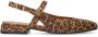 Manfield Dames Leopard suède slingbacks - Thumbnail 1