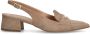 Manfield X INTERIEUR VAN MIES Dames Interieurvanmies Beige suède slingbacks - Thumbnail 1