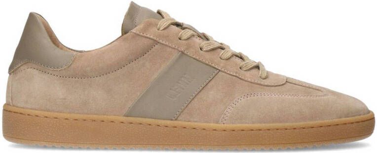 Manfield Heren Beige suède sneakers