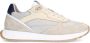 Manfield Heren Beige leren sneakers - Thumbnail 1