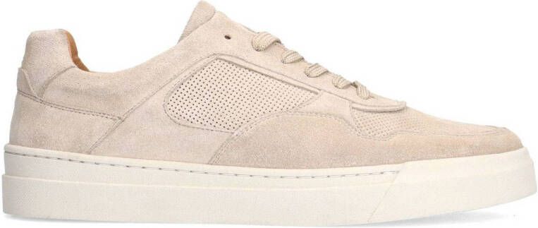 Manfield suède sneakers beige