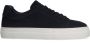 Manfield suède sneakers donkerblauw - Thumbnail 1