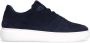 Manfield suède sneakers donkerblauw - Thumbnail 1