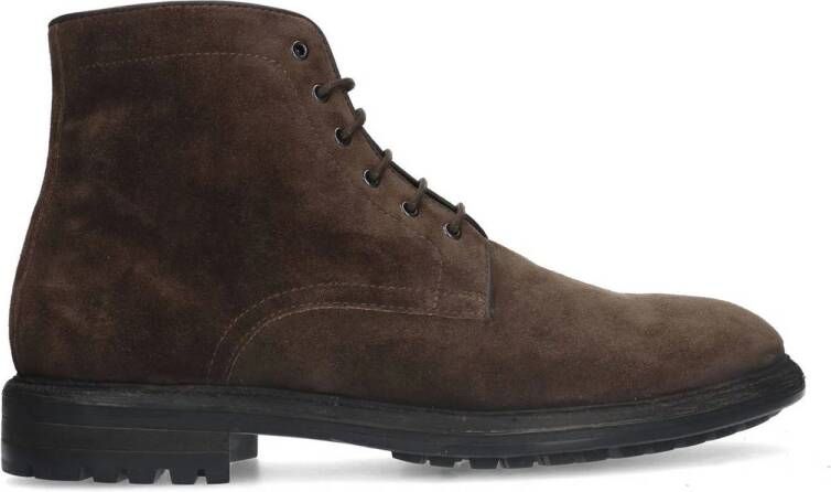 Manfield Heren Bruine suède veterboots