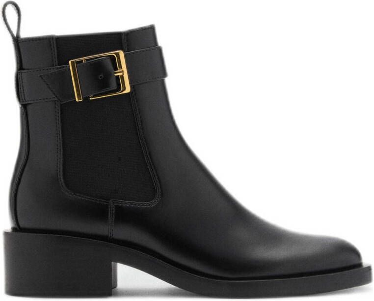 Mango chelsea boots zwart