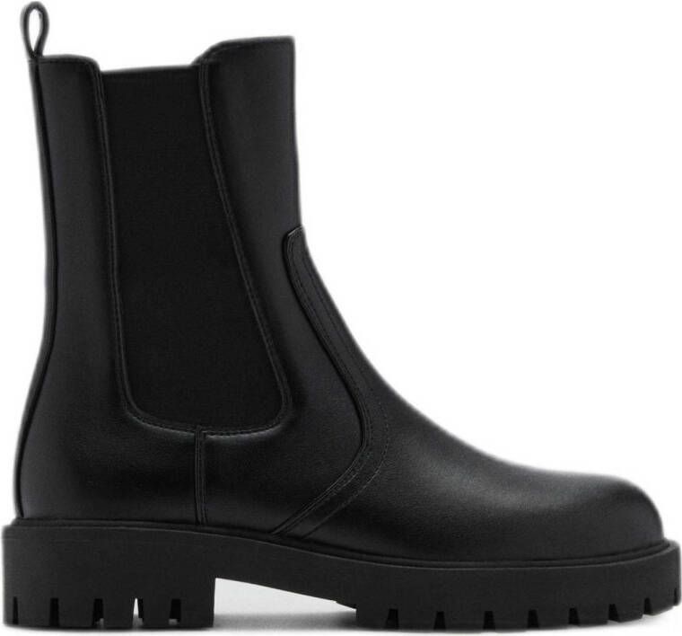 Mango chelsea boots zwart