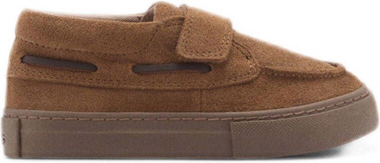 Mango Kids suède sneakers cognac