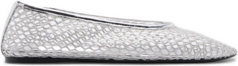 Mango loafers zilver