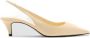 Mango slingback pumps lichtgeel - Thumbnail 1