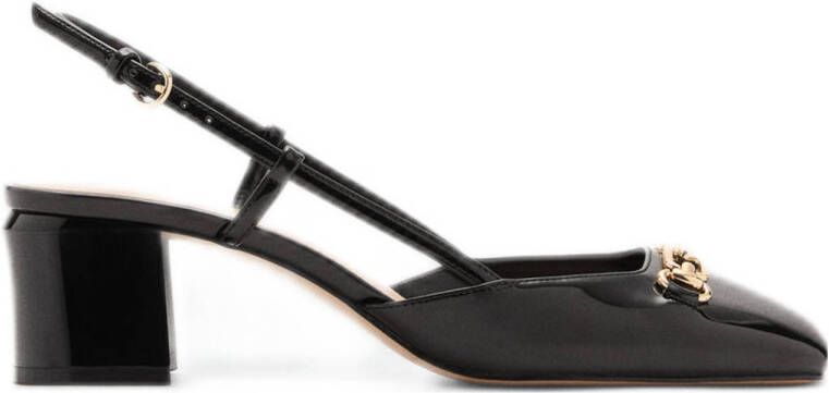 Mango slingback pumps zwart