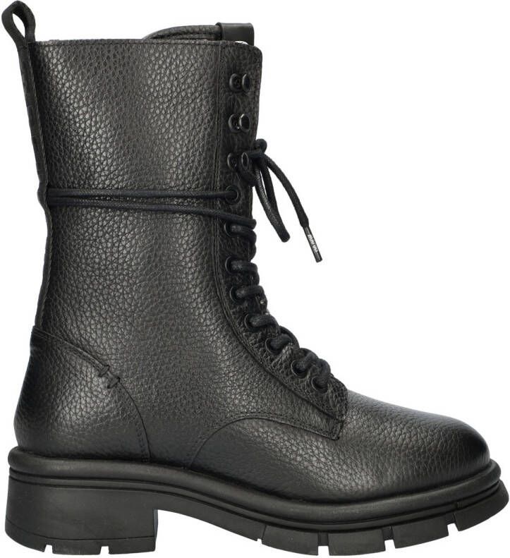 Maruti Heaven leren veterboots zwart