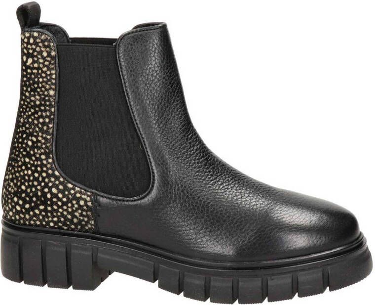 Maruti Tygo leren chelsea boots zwart