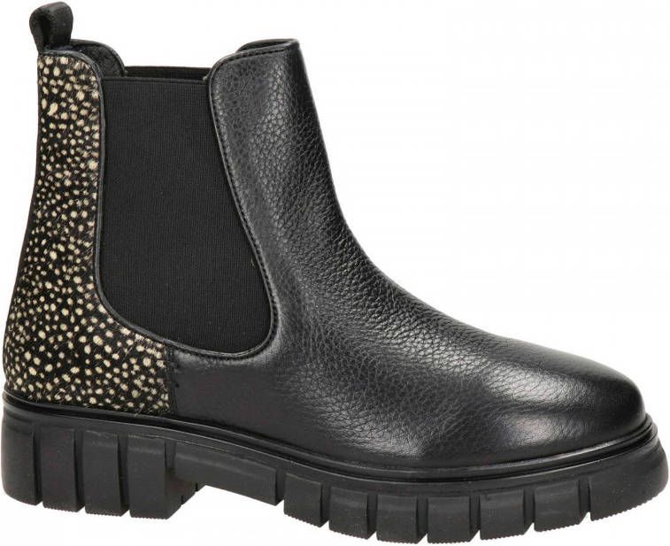 Maruti Tygo leren chelsea boots zwart