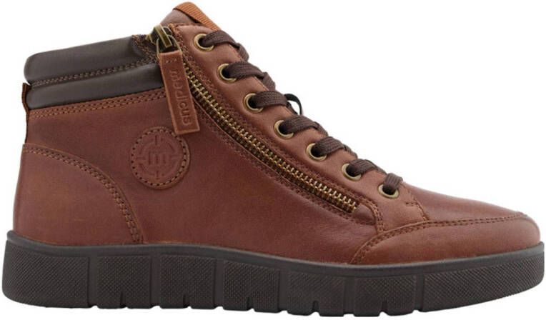 Medicus comfort leren veterboots bruin