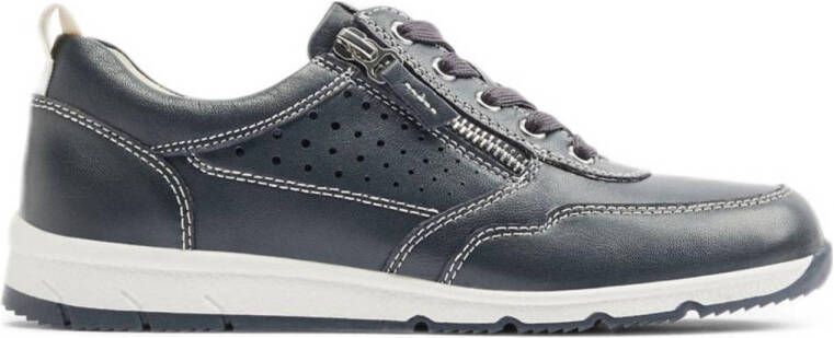 Medicus leren sneakers donkerblauw