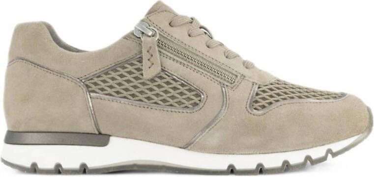 Medicus Zandkleurige leren comfort sneaker