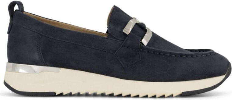 Medicus nubuck instappers donkerblauw