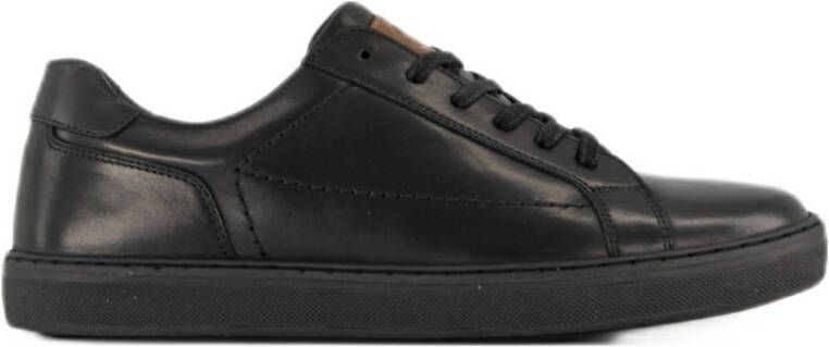 Memphis One leren sneakers zwart