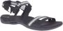 Merrell J90432 Dames Platte sandalenDames Sandalen Zwart - Thumbnail 1