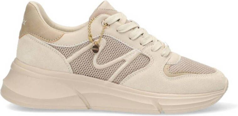 Mexx Khira suède sneakers zand