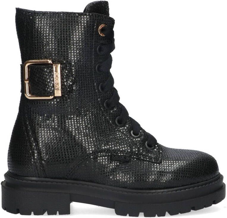 Mexx Zoe Zara Veterboots zwart Synthetisch