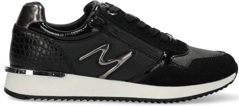 Mexx Sneaker Parfait Kitsch Black grijs Vrouwen Zwart gun Metal