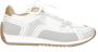 Michael Kors Byrdie trainer leren sneakers wit zilver - Thumbnail 1