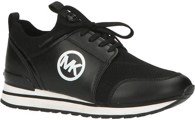 Michael Kors Dash sneaker met gebreid bovenwerk en leren details