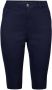 Miss Etam Plus high waist slim fit broek donkerblauw - Thumbnail 1