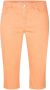 Miss Etam Plus high waist slim fit broek zalm - Thumbnail 1