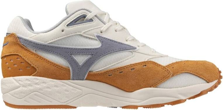 Mizuno Contender sneakers ecru grijs camel