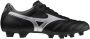 Mizuno Morelia II Club senior voetbalschoenen zwart zilvergrijs - Thumbnail 1