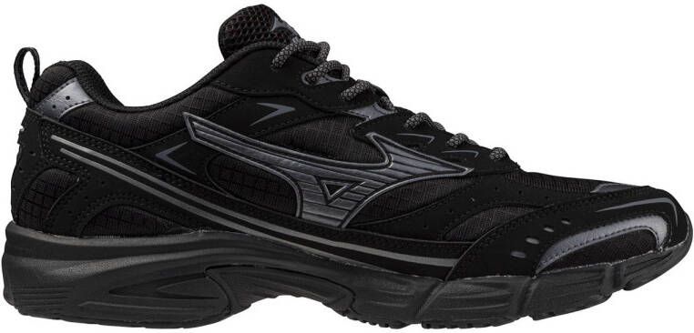 Mizuno Zwarte Sneakers met Vetersluiting Black Heren