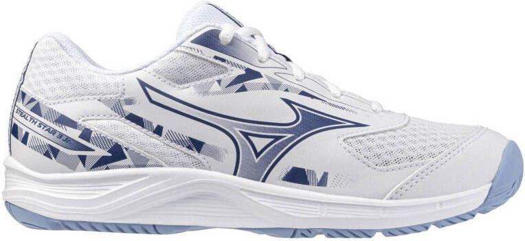 Mizuno Stealth Star 3 zaalsportschoenen wit blauw