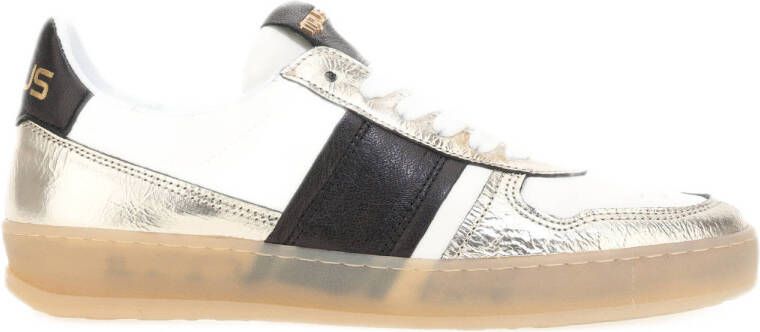 Mjus Genova leren sneakers goud zwart