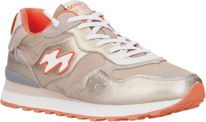 MRP 47 leren sneakers goud oranje