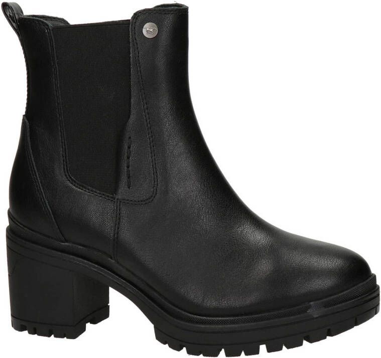 Mustang chelsea boots zwart