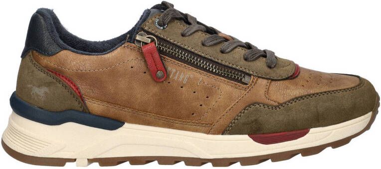 Mustang Sneakers bruin Synthetisch