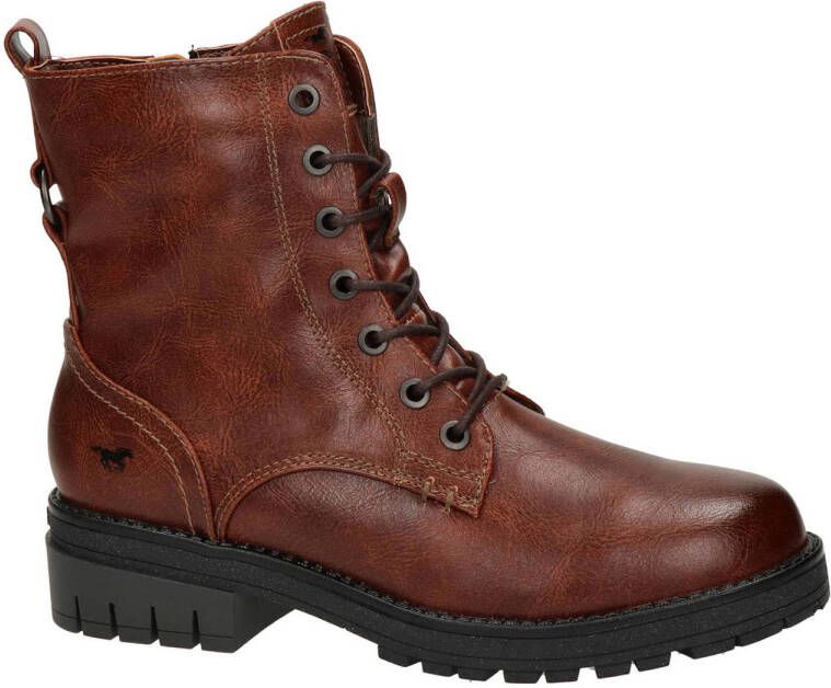 Mustang veterboots cognac