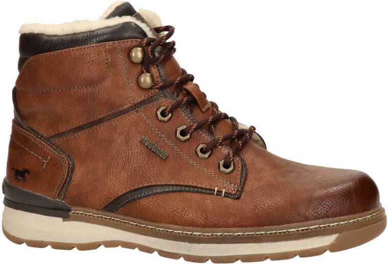 Mustang veterboots cognac