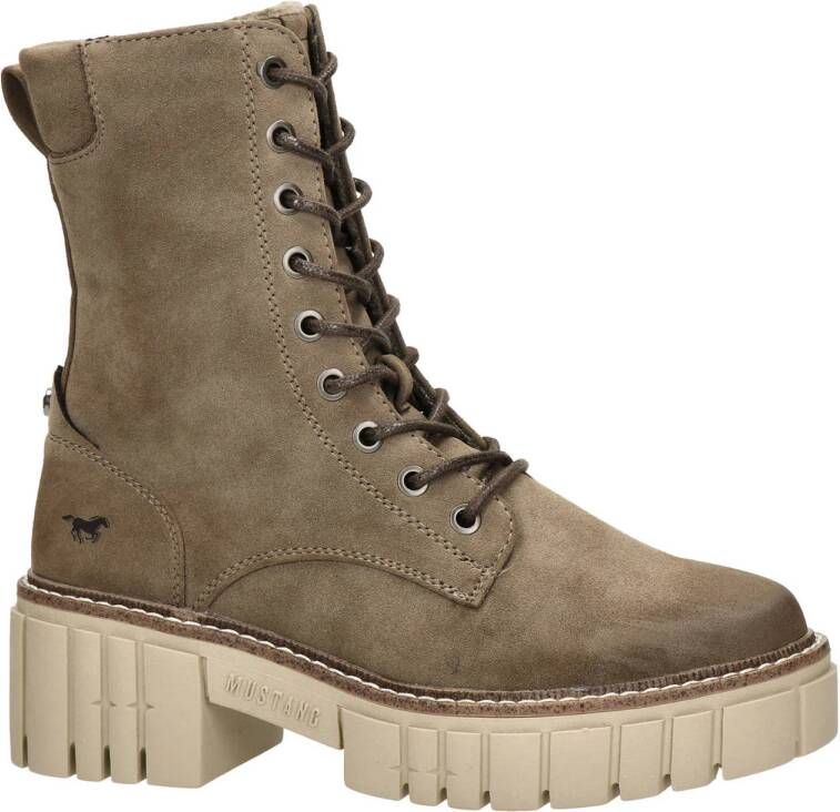 Mustang veterboots taupe