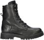 Nelson gevoerde leren veterboots zwart - Thumbnail 1