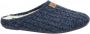 Nelson Home heren pantoffel Blauw - Thumbnail 1