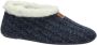 Nelson Home dames pantoffel Blauw - Thumbnail 1