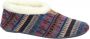 Nelson Home Nelson dames pantoffel Blauw multi - Thumbnail 1