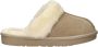 Nelson Home suède pantoffels beige - Thumbnail 1