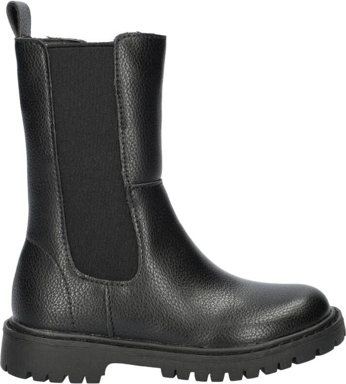 Nelson Kids chelsea boots zwart Meisjes Imitatieleer Effen 25