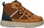 Nelson Kids leren sneakers cognac - Thumbnail 1